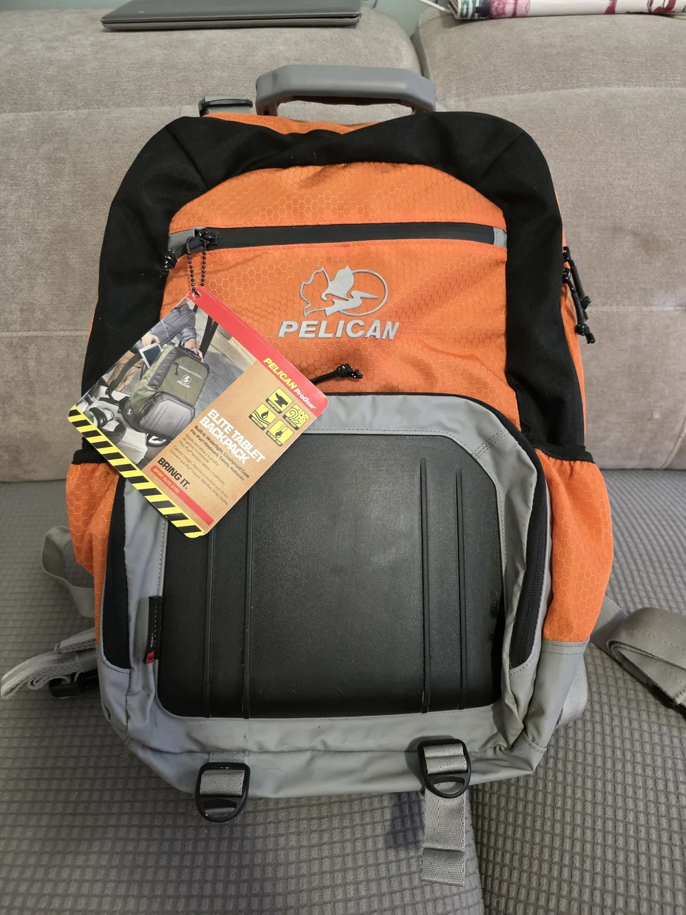 Pelican Orange & Gray Hard-Shell Sport Elite S140 Backpack